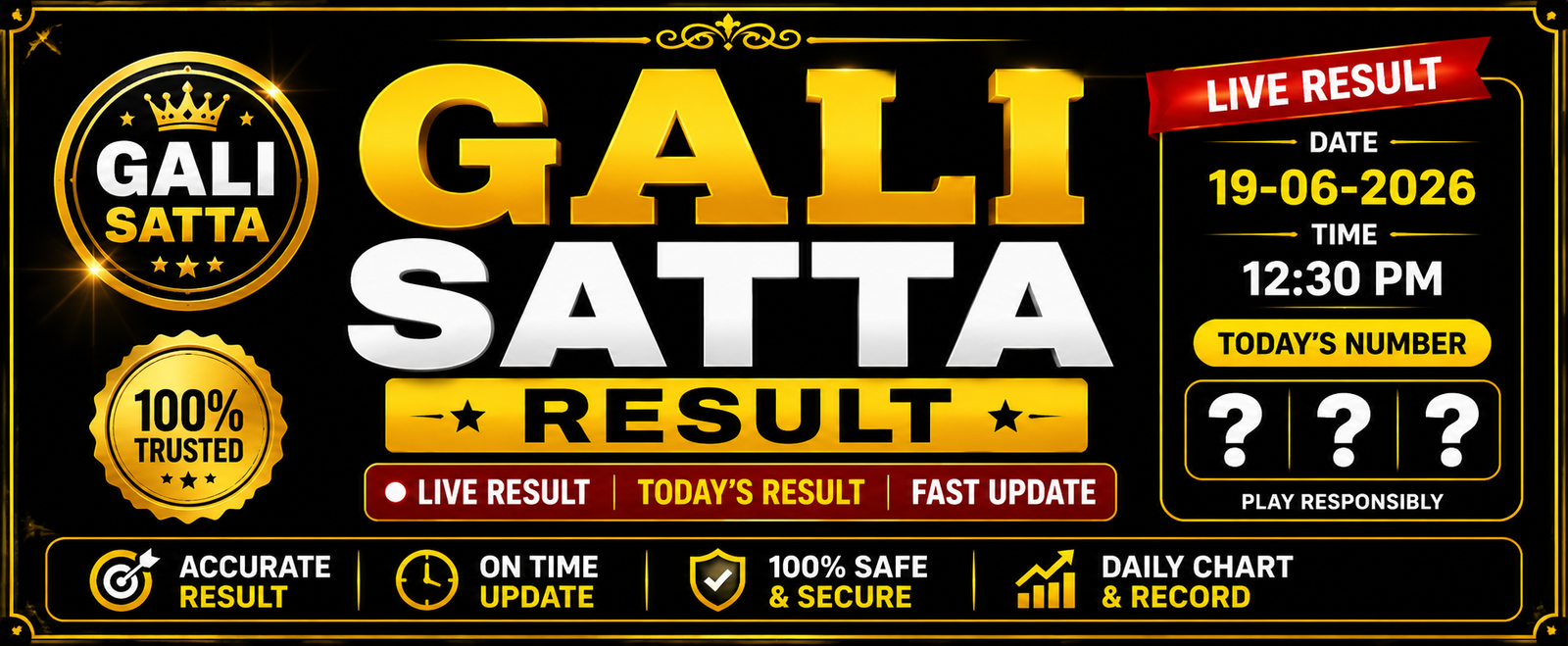 Gali Satta Result Today: Live Number & Record Chart 2026